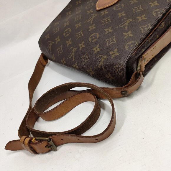 Authentic Louis Vuitton Cartouchiere GM Monogram Shoulder Bag 255-121525 - Picture 4 of 9